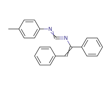 Molecular Structure of 105516-49-2 (((E)-1,2-Diphenyl-vinyl)-p-tolyl-carbodiimide)