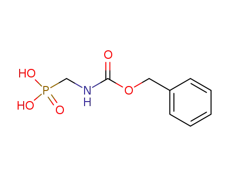 Molecular Structure of 55601-40-6 (N-(benzyloxycarbonyl)aminomethylphosphonic acid)