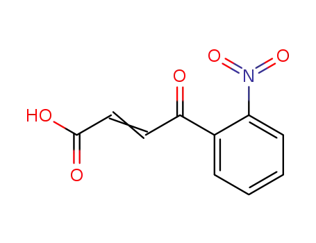 Molecular Structure of 90800-54-7 (4-(2-nitro-phenyl)-4-oxo-crotonic acid)