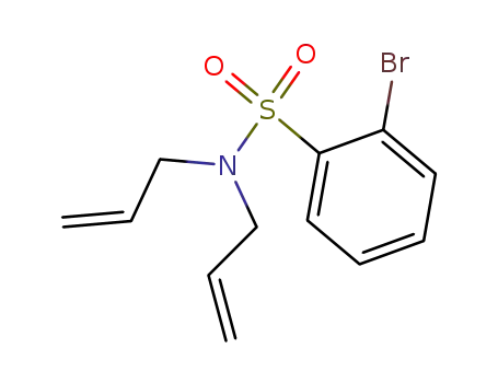 Molecular Structure of 209543-18-0 (N,N-diallyl-2-bromobenzenesulfonamide)