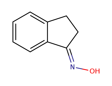 Molecular Structure of 68253-35-0 ((E)-2,3-dihydro-1H-inden-1-one oxime)