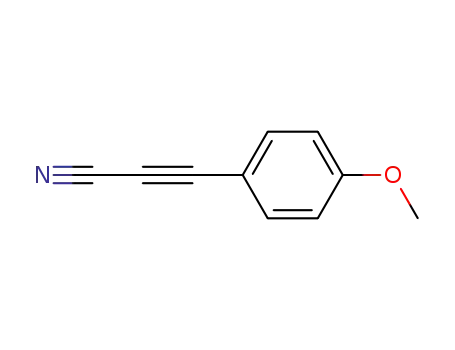 Molecular Structure of 14677-99-7 (2-Propynenitrile, 3-(4-methoxyphenyl)-)