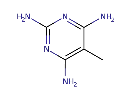 Molecular Structure of 71735-34-7 (5-methylpyrimidine-2,4,6-triamine)