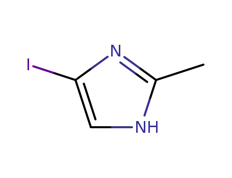 Molecular Structure of 73746-45-9 (2-METHYL-4(5)-IODO-1(H)-IMIDAZOLE)