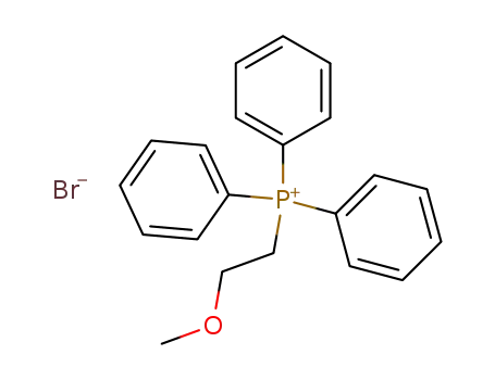 Molecular Structure of 55894-16-1 (Phosphonium, (2-methoxyethyl)triphenyl-, bromide)