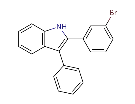 1H-Indole, 2-(3-bromophenyl)-3-phenyl-