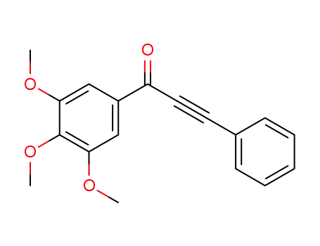 Molecular Structure of 127033-85-6 (1-(3,4,5-trimethoxyphenyl)-3-phenylprop-2-yn-1-one)