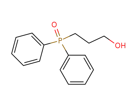 Molecular Structure of 889-57-6 (1-Propanol, 3-(diphenylphosphinyl)-)