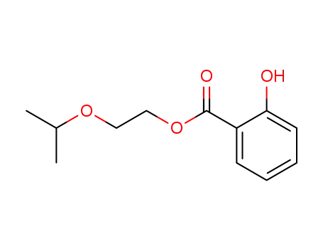 Molecular Structure of 79915-74-5 (2-isopropoxyethyl salicylate)