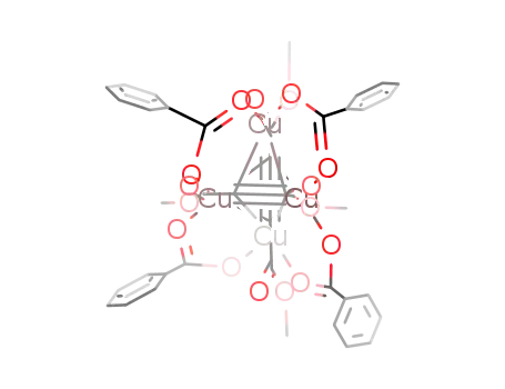 Molecular Structure of 121619-90-7 (tetrakisbenzoatobis(dimethyl acetylenedicarboxylate)tetracopper(I))