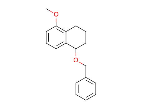 Molecular Structure of 690232-04-3 (1-Benzyl-5-Methoxy-1,2,3,4-tetrahydronaphthalene)