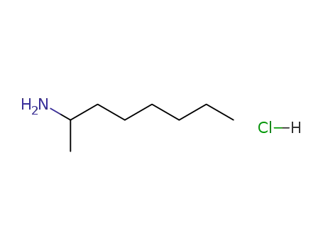 Molecular Structure of 24301-94-8 (octan-2-aminium chloride)