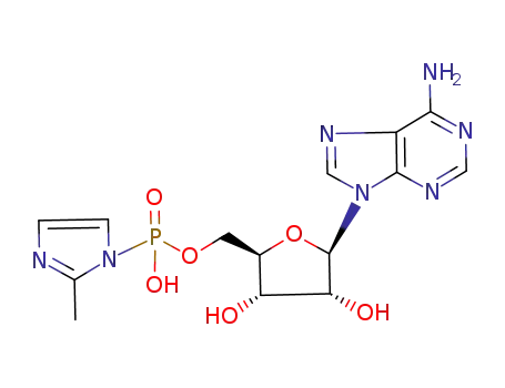 Molecular Structure of 31008-65-8 (adenosine 5'-phospho-2-methylimidazolide)