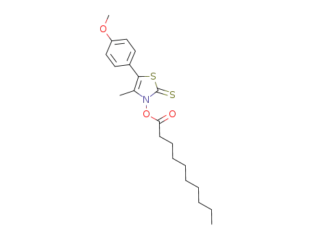 N-decanoyloxy-4-methyl-5-(4-methoxyphenyl)thiazole-2(3H)-thione