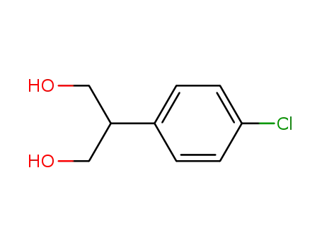 Molecular Structure of 122098-61-7 (1,3-Propanediol, 2-(4-chlorophenyl)-)