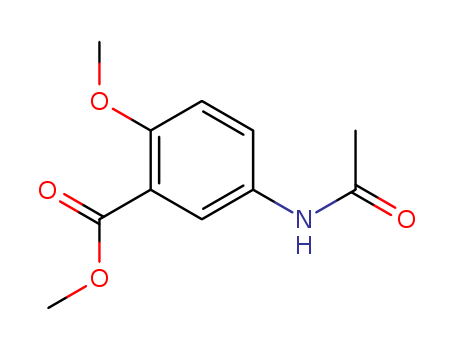 Benzoic acid,5-(acetylamino)-2-methoxy-, methyl ester