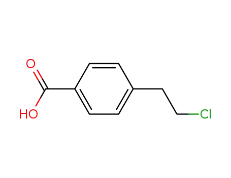 Molecular Structure of 20849-78-9 (4-(2-CHLOROETHYL)BENZOIC ACID)