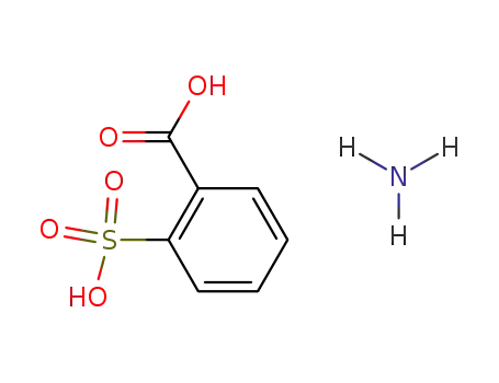Molecular Structure of 6939-89-5 (2-SULFOBENZOIC ACID MONOAMMONIUM SALT)