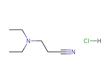Molecular Structure of 37899-75-5 (hydrochloride of 3-diethylaminopropionitrile)
