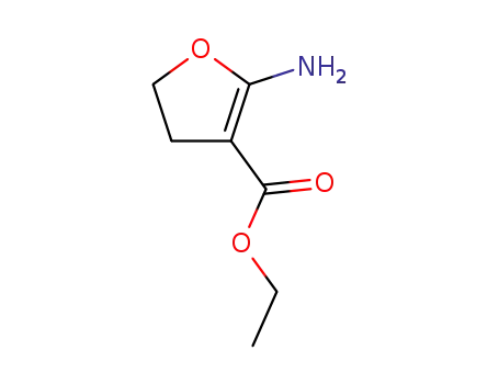 Molecular Structure of 29108-09-6 (ethyl 2-amino-4,5-dihydro-3-furoate)