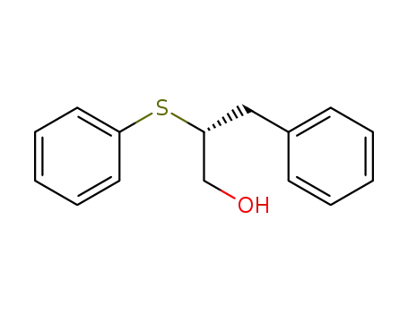 Benzenepropanol, b-(phenylthio)-, (R)-