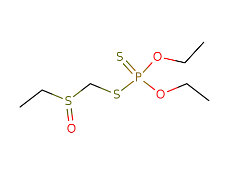 Phosphorodithioic acid, O,O-diethyl S-((ethylsulfinyl)methyl) ester