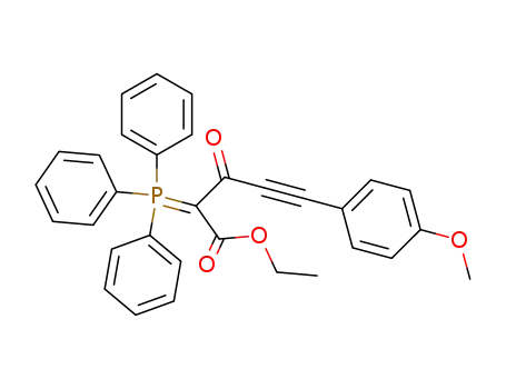ethyl 5-(4-methoxyphenyl)-3-oxo-2-triphenylphosphoranylidenepent-4-ynoate