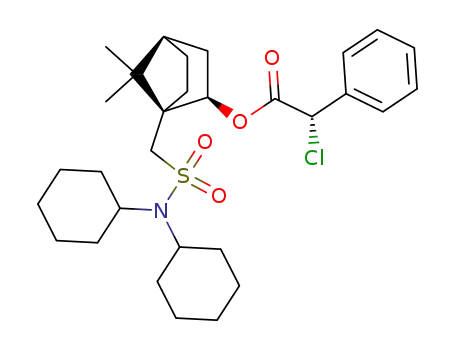 (S)-Chloro-phenyl-acetic acid (1S,2R,4R)-1-[(dicyclohexylsulfamoyl)-methyl]-7,7-dimethyl-bicyclo[2.2.1]hept-2-yl ester