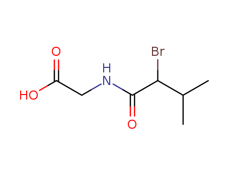2-[(2-bromo-3-methyl-butanoyl)amino]acetic acid