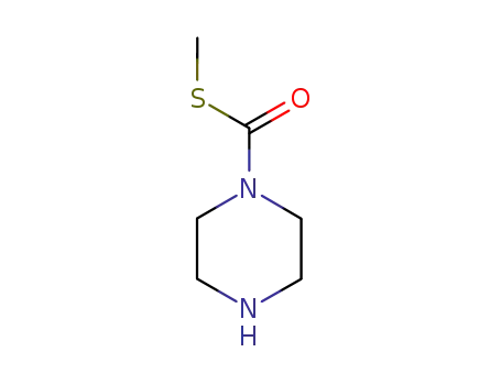 Molecular Structure of 76395-12-5 (1-Piperazinecarbothioic  acid,  S-methyl  ester)