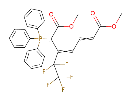 (2E,4Z)-5-Pentafluoroethyl-6-(triphenyl-λ<sup>5</sup>-phosphanylidene)-hepta-2,4-dienedioic acid dimethyl ester