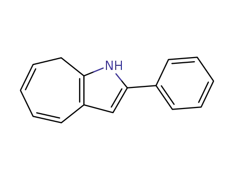Molecular Structure of 106111-52-8 (Cyclohepta[b]pyrrole, 1,8-dihydro-2-phenyl-)