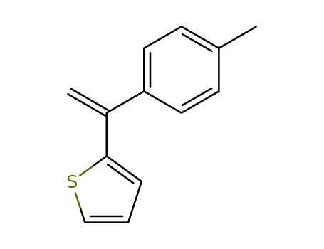 Molecular Structure of 75488-44-7 (2-[1-(4-methylphenyl)ethenyl]thiophene)