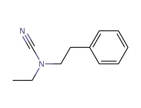 Molecular Structure of 860767-75-5 (ethyl-phenethyl-carbamonitrile)