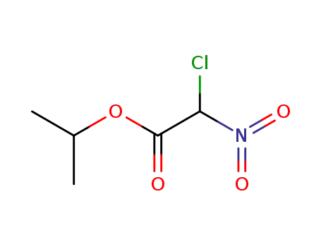 Molecular Structure of 69153-31-7 (propan-2-yl chloro(nitro)acetate)