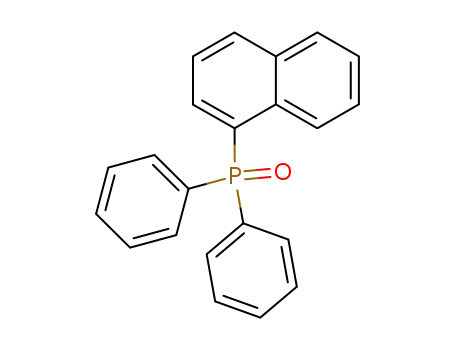 Molecular Structure of 3095-33-8 (Phosphine oxide, 1-naphthalenyldiphenyl-)