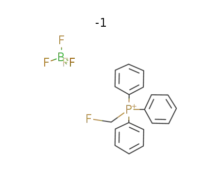 Molecular Structure of 96385-23-8 (P-(monofluoromethyl)triphenylphosphonium tetrafluoroborate)