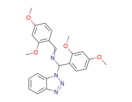 [Benzotriazol-1-yl-(2,4-dimethoxy-phenyl)-methyl]-[1-(2,4-dimethoxy-phenyl)-meth-(E)-ylidene]-amine