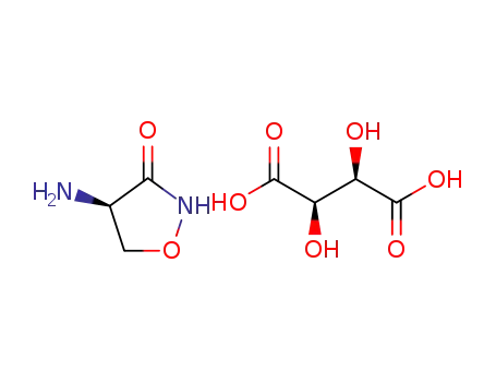 Molecular Structure of 72270-01-0 (D-cycloserine-L-tartrate)