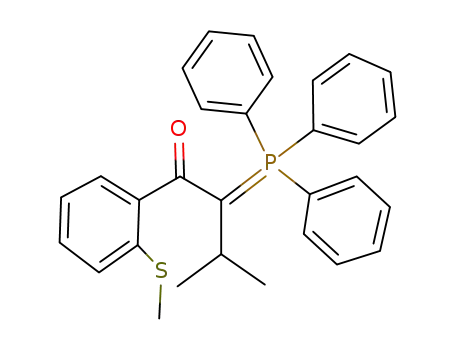 1-Butanone,
3-methyl-1-[2-(methylthio)phenyl]-2-(triphenylphosphoranylidene)-