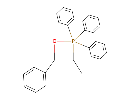 Molecular Structure of 77613-61-7 (1,2-Oxaphosphetane, 2,2-dihydro-3-methyl-2,2,2,4-tetraphenyl-)