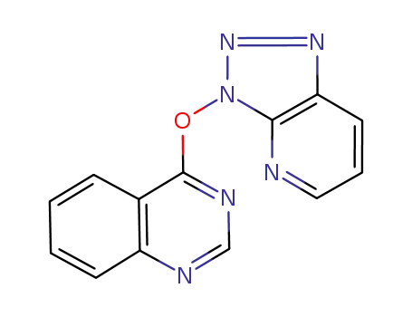 Molecular Structure of 1003015-89-1 (4-(3H-[1,2,3]triazolo[4,5-b]pyridin-3-yloxy)quinazoline)