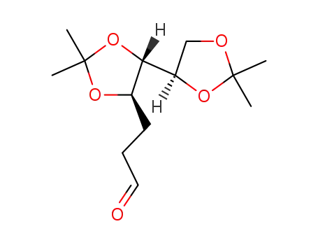 Molecular Structure of 149180-91-6 (2,3-Dideoxy-4,5:6,7-di-O-isopropylidene-D-arabino-heptose)