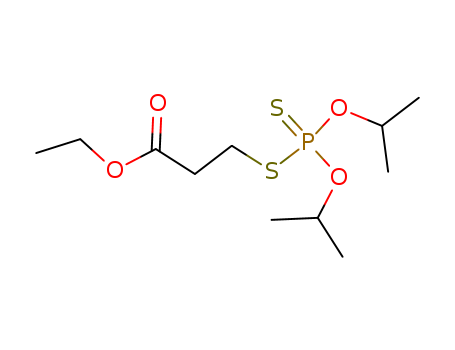 Propanoic acid,3-[[bis(1-methylethoxy)phosphinothioyl]thio]-, ethyl ester