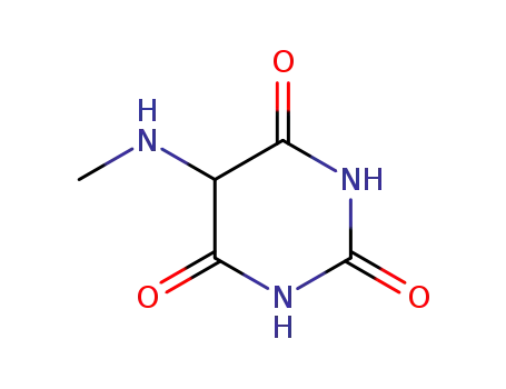 Molecular Structure of 29458-44-4 (5-methylamino-pyrimidine-2,4,6-trione)