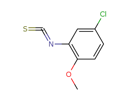 Molecular Structure of 63429-99-2 (5-CHLORO-2-METHOXYPHENYL ISOTHIOCYANATE)