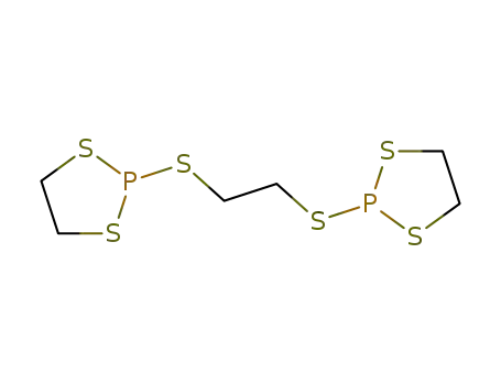 Molecular Structure of 4824-97-9 (1,3,2-Dithiaphospholane, 2,2-[1,2-ethanediylbis (thio)]bis-)