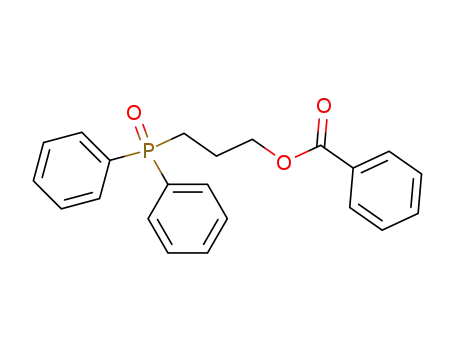 Molecular Structure of 80403-10-7 (1-Propanol, 3-(diphenylphosphinyl)-, benzoate)