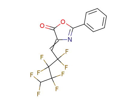 5(4H)-Oxazolone, 4-(2,2,3,3,4,4,5,5-octafluoropentylidene)-2-phenyl-