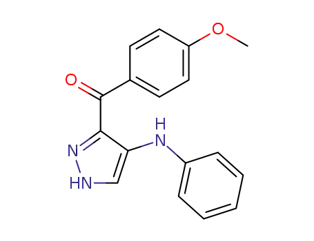 (4-methoxyphenyl)[4-(phenylamino)-1H-pyrazol-5-yl]methanone